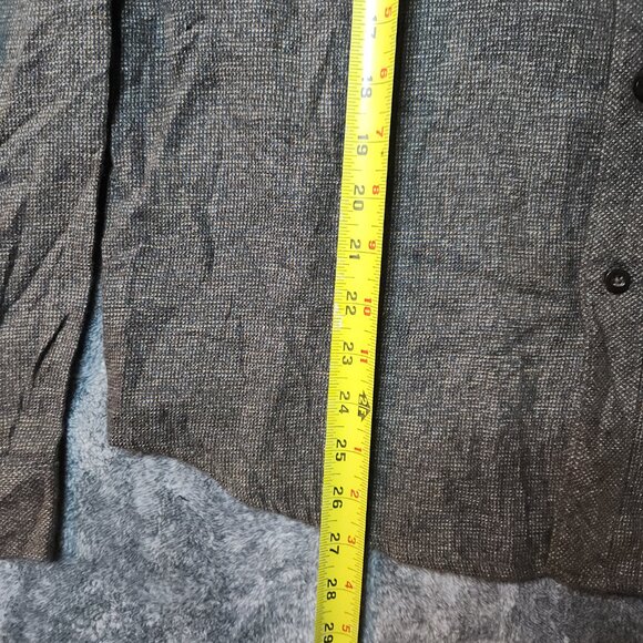 Billabong Shirt Mens Small Brown Button Cotton Casual Long Sleeve Pocket EUC - Picture 9 of 9